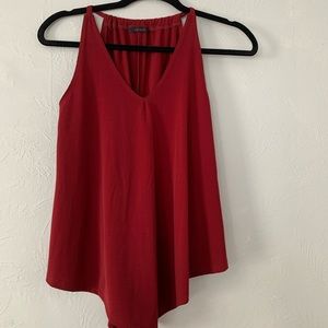 Burgundy halter top